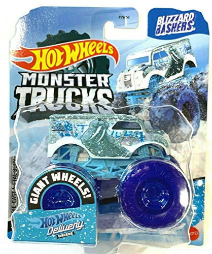 DieCast Hotwheels Monster Trucks 2020 Blizzard Bashers HW Delivery Walrus 164 Scale