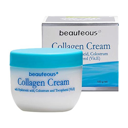 Beauteous Collagen Cream with Hyaluronic Acid Colostrum and Vitamin E 100 Gram