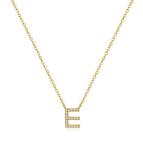 IEFWELL Gold E Initial Necklaces for Women Initial Pendant Handmade Cubic Zirconia Letter E Necklaces for Women Girls Teens Dainty Tiny Alphabet Initial Necklaces Women Girls Jewelry IEFWELL Gold E Initial Necklaces for Women Initial Pendant Handmade Cubic Zirconia Letter E Necklaces for Women Girls Teens Dainty Tiny Alphabet Initial Necklaces Women Girls Jewelry