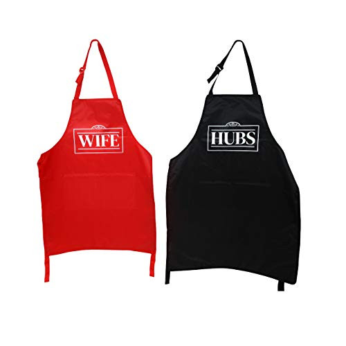 Trademark Innovations Husband Wife His and Hers Aprons Newlywed Gifts Trademark Innovations Husband Wife His and Hers Aprons Newlywed Gifts