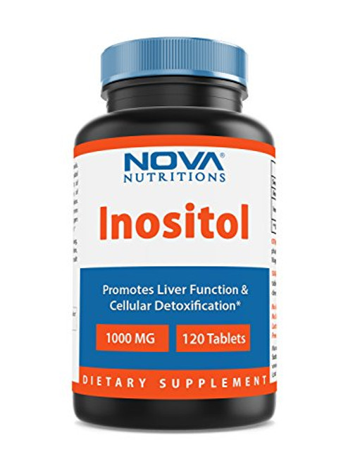 Nova Nutritions Inositol 1000 mg 120 Tablets Nova Nutritions Inositol 1000 mg 120 Tablets