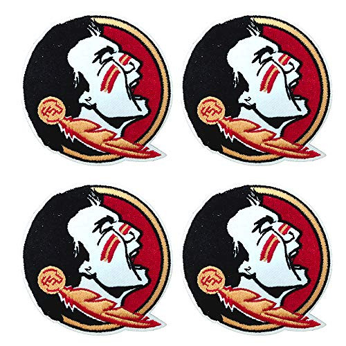 4Pcs Florida State Seminoles Embroidered Patch Iron onsew on Logo Vest Jacket Cap Hoodie Backpack FSU Patch Iron Onsew on Patch 4Pcs Florida State Seminoles Embroidered Patch Iron onsew on Logo Vest Jacket Cap Hoodie Backpack FSU Patch Iron Onsew on Patch