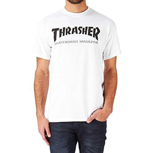 Thrasher Skate Mag Logo T-shirtWhiteMedium