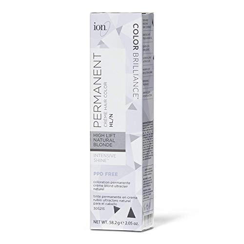 Ion HL-N Hi Lift Natural Blonde Permanent Creme Hair Color HL-N Hi Lift Natural Blonde