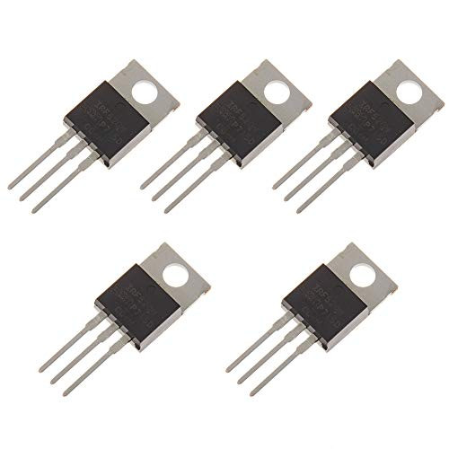 Bridgold 5 pcs IRF520N IRF520 97A 100V N-Channel MOSFET TransistorTO-220AB.
