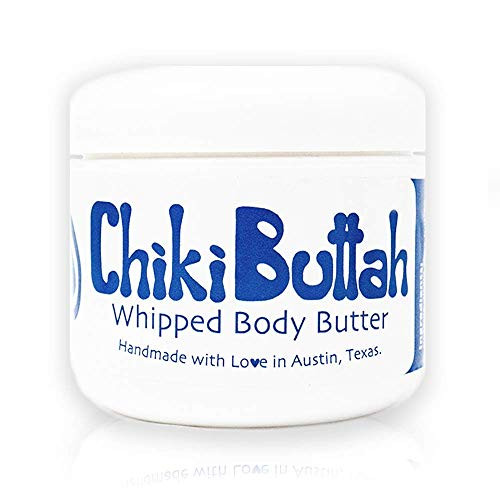 Chiki Buttah by Chiki Buttah Products Moisturizing Shea Whipped Body Butter 100 percent All Natural No Chemicals Sacred Woods 4 Ounce