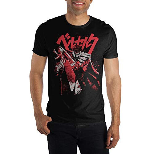 Bioworld Mens Bloody Guts Berserk T-Shirt-X-Large Black