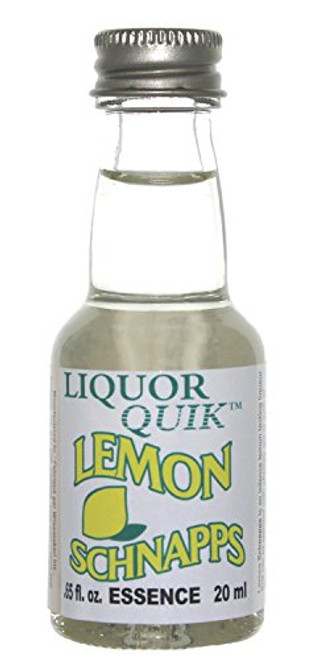 Liquor Quik Natural Schnapps Essence 20 mL Lemon Schnapps Liquor Quik Natural Schnapps Essence 20 mL Lemon Schnapps