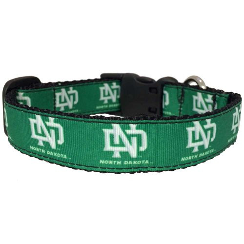 NCAA North Dakota Dog Collar Large