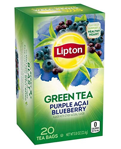 Lipton Green Tea with Blueberry Purple Acai Pack of 3