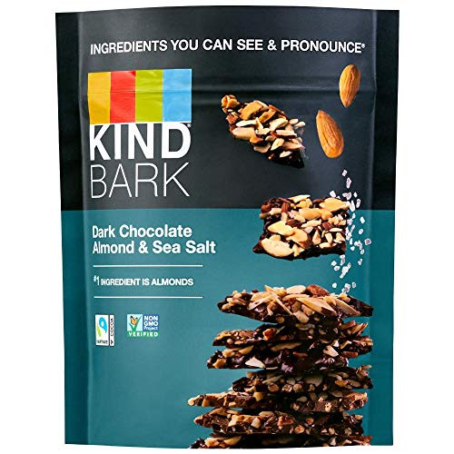 Kind BarK Dark Chocolate Almond  and  Sea Salt Almond Net Wt 15 Oz