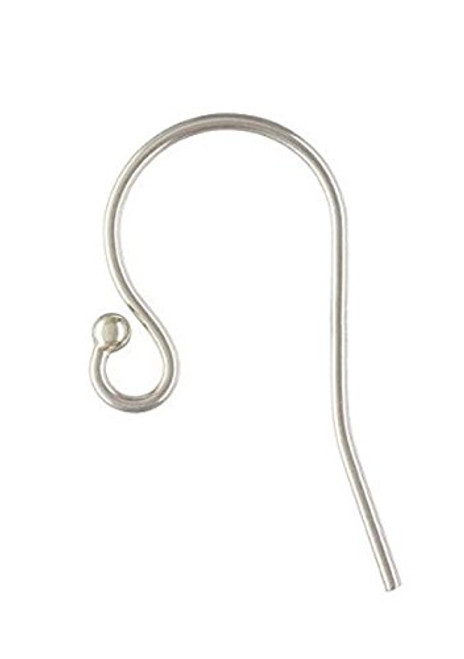 20pcs Adabele Sterling Silver Ear Wire Ball Dot French Earring Hooks Connector 20mm Dangle Earwire Wire ~ 0.6mm  22 Gauge0.024 inch SS194-AA 20pcs Adabele Sterling Silver Ear Wire Ball Dot French Earring Hooks Connector 20mm Dangle Earwire Wire ~ 0.6mm  22 Gauge0.024 inch SS194-AA