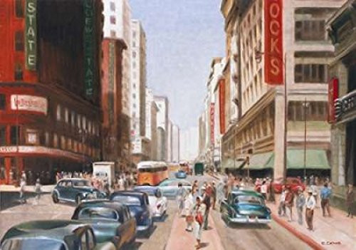 Posterazzi Los Angeles II Poster Print by E Denis 10 x 14