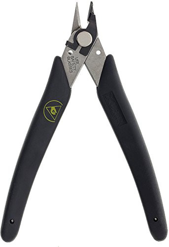 Xuron - LXASF Micro-Shear Flush Cutter - ESD Safe Grips Lead Retainer