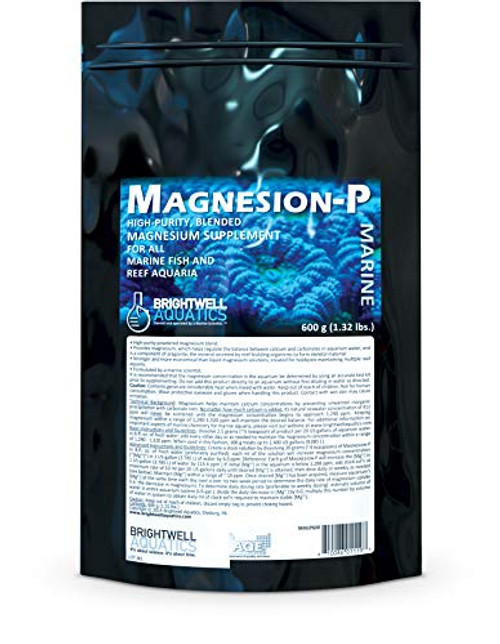 Brightwell Aquatics Magnesion-P - Magnesium Powder Supplement for Marine  and  Reef Aquariums