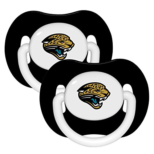 Jacksonville Jaguars Black 2-Pack Infant Pacifier Set - 2015 NFL Baby Pacifiers