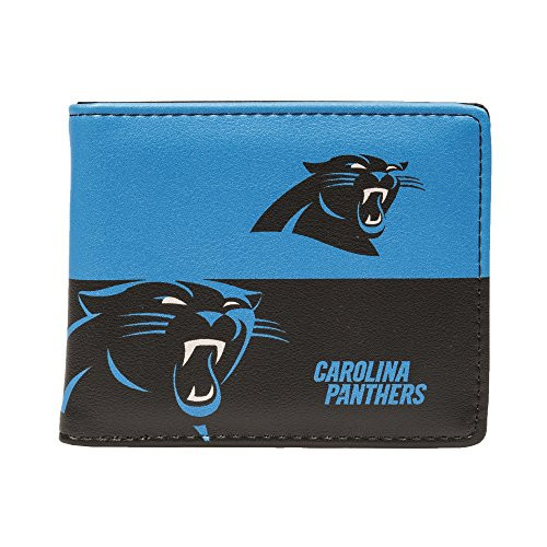 Littlearth NFL Carolina Panthers Bi-fold Wallet  4 H x 5inch W x 1 D