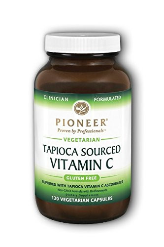 Pioneer Tapioca Sourced Vitamin C White 120 Count