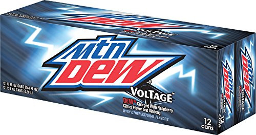 Mountain Dew Voltage 12 fl oz. cans 12 Pack