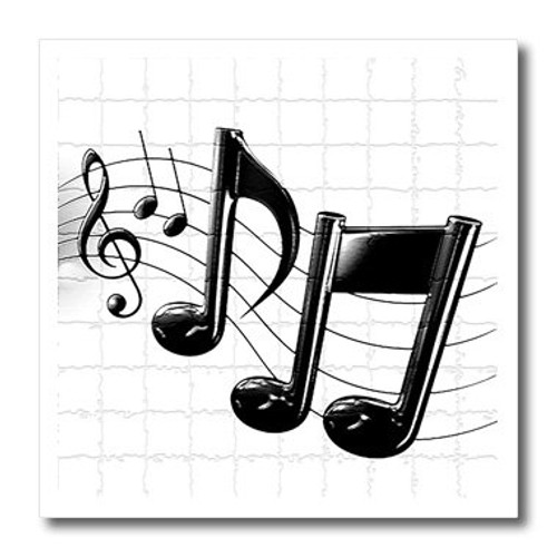3dRose LLC Music Notes 10 by 10-Inch Iron on Heat Transfer for White Material 3dRose LLC Music Notes 10 by 10-Inch Iron on Heat Transfer for White Material