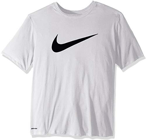 Nike Sportswear Mens Swoosh Tee WhiteBlack X-Large