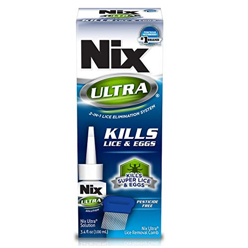 Nix Ultra Lice  and  Nits Treatment Kills Super Lice  and  Eggs 3.4 FL oz