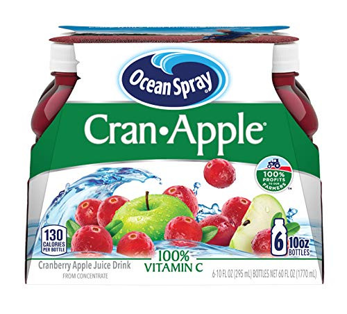 Ocean Spray Cran-Apple Juice Drink 10 Ounce 6 Count Ocean Spray Cran-Apple Juice Drink 10 Ounce 6 Count