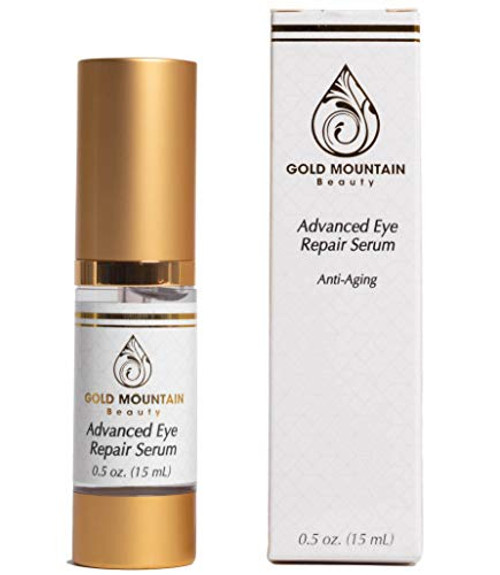 Dark Circles Under Eye Bags Treatment Serum - Firming  and  Brightening Eye Repair Cream with Anti Aging Complexes to Reduce Puffiness Wrinkles  and  Fine Lines for Men  and  Women