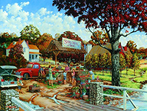 Stone Creek Farm 300 Pc Jigsaw Puzzle by SunsOut Stone Creek Farm 300 Pc Jigsaw Puzzle by SunsOut