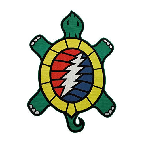 C and D Visionary Steal Your Face Large Back Patch Grateful Dead Terrapin