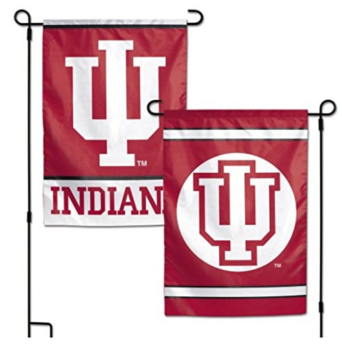 WinCraft NCAA Indiana University IU Hoosiers 12x18 Inch 2-Sided Outdoor Garden Flag