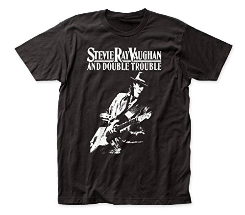 Impact Stevie Ray Vaughan Live Alive Fitted Jersey tee 2XL Black