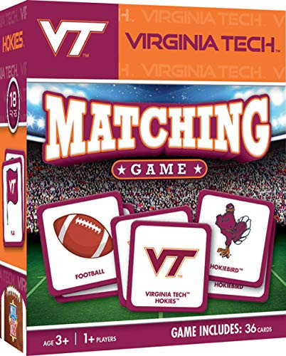 MasterPieces NCAA Virginia Tech Hokies Matching Game For Ages 3 plus