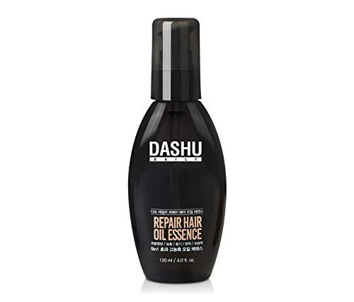 DASHU Daily Repair Hair Oil Essence 4.06fl oz  Rich of vitamin E argan and coconut oil Hair treatment Silky hair Nourish damaged hair Promote hair growth Hair essence