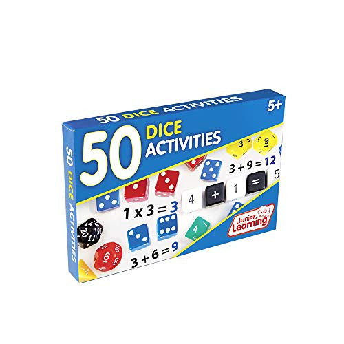 Junior Learning 50 Dice Activities Educational Action Games