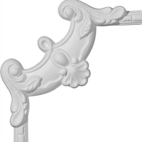 Ekena Millwork PML08X08OD-CASE-4 Panel Moulding Corner 4-Pack 8 14inchW x 8 14inchH Factory Primed 4 Piece
