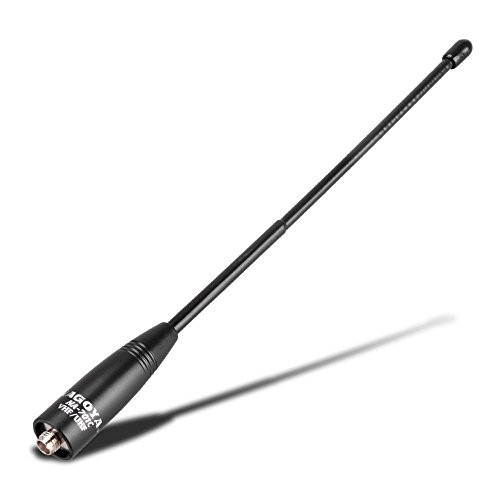 Authentic Genuine Nagoya NA-701C (Commercial Frequency Tuned) 8-Inch Whip VHF/UHF (155/455Mhz) Antenna SMA-Female for BTECH and BaoFeng Radios