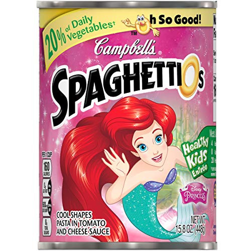 Campbells SpaghettiOs Disney Princesses Shaped Pasta 15.8 oz. Can