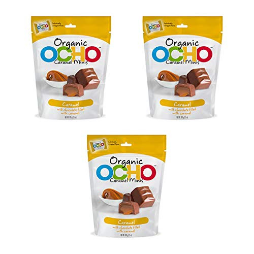 OCHO Organic Caramel Mini Pouch 3.5oz Pack of 3