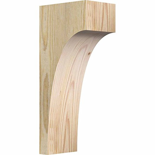 Ekena Millwork COR04X06X14HUN00RDF Huntington 6inchD x 14inchH 4inchW Douglas Fir Rough Sawn Corbel