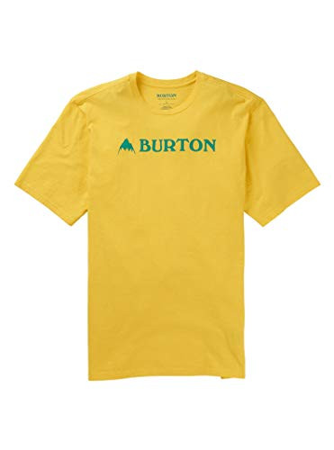 Burton Mens Horizontal Mountain Short Sleeve Maize Medium