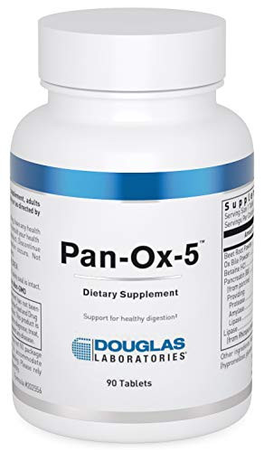 Douglas Laboratories - Pan-Ox-5 - Digestive Enzymes for The Stomach and Intestinal Tract - 90 Tablets
