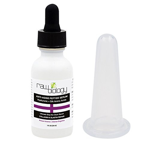 ANTI AGING Collagen Peptides with Hyaluronic Acid Serum. All Natural and Organic Anti Wrinkle Skin Care for Face and Eye Tightening. ANTI AGING Collagen Peptides with Hyaluronic Acid Serum. All Natural and Organic Anti Wrinkle Skin Care for Face and Eye Tightening.
