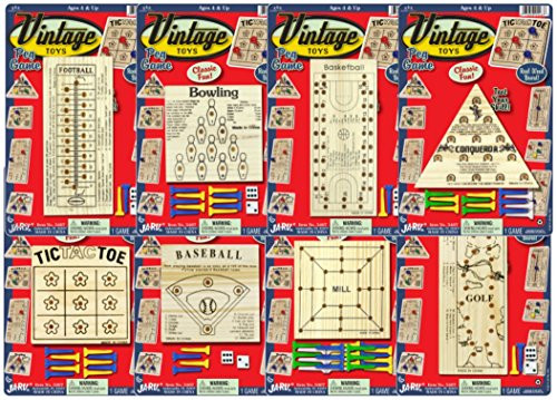 JA-RU Vintage Peg Game Bundle Pack