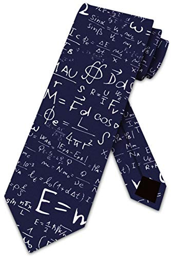 Science Tie Mens Emc2 Physics Neckties Navy by Three Rooker