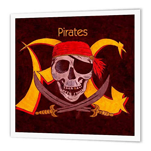 3dRose LLC Pirates 10 by 10-Inch Iron on Heat Transfer for White Material 3dRose LLC Pirates 10 by 10-Inch Iron on Heat Transfer for White Material