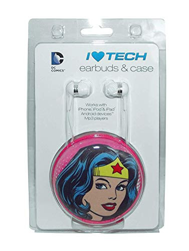 Spoontiques Universal/Smartphones - Wonder Woman Earbuds with Case