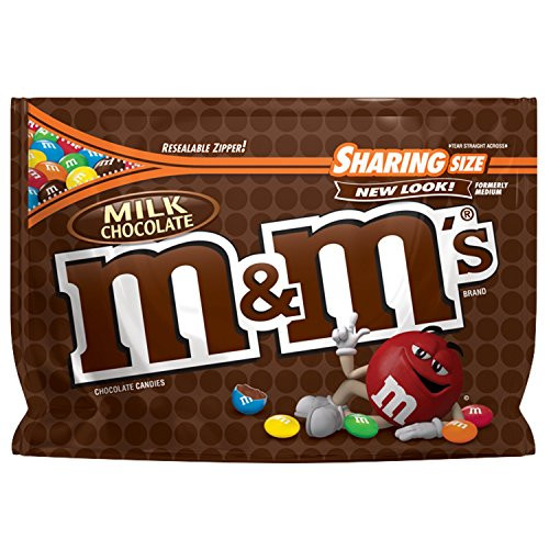M and MS Milk Chocolate Candy Sharing Size Bag 10.7 oz