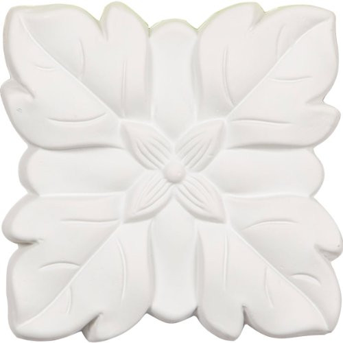 Ekena Millwork ONL03X03X01OD 3 38-Inch W X 3 38-Inch H X 12-Inch P Odessa Onlay