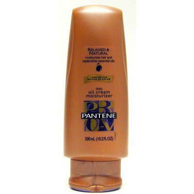 Pantene Pro-V Relaxed  and  Natural for Women of Color Daily Oil Cream Moisturizer 10.2 Oz Pack of 2